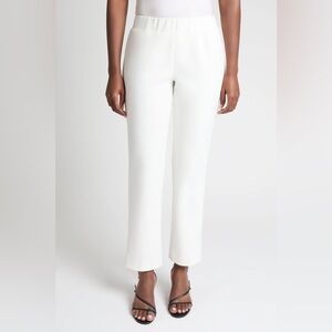 Ming Wang Women’s Stretch Deco Crepe Straight-Leg Pants Size Small. NWOT.